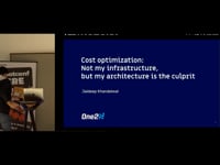 Cost optimization: where the architecture - not the infrastructure - is the culprit.