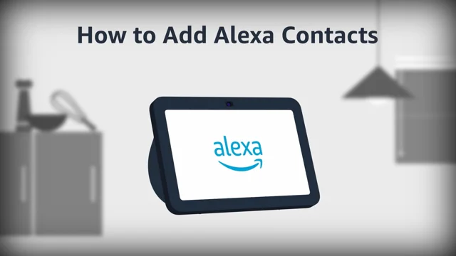 How to set up alexa sale contacts