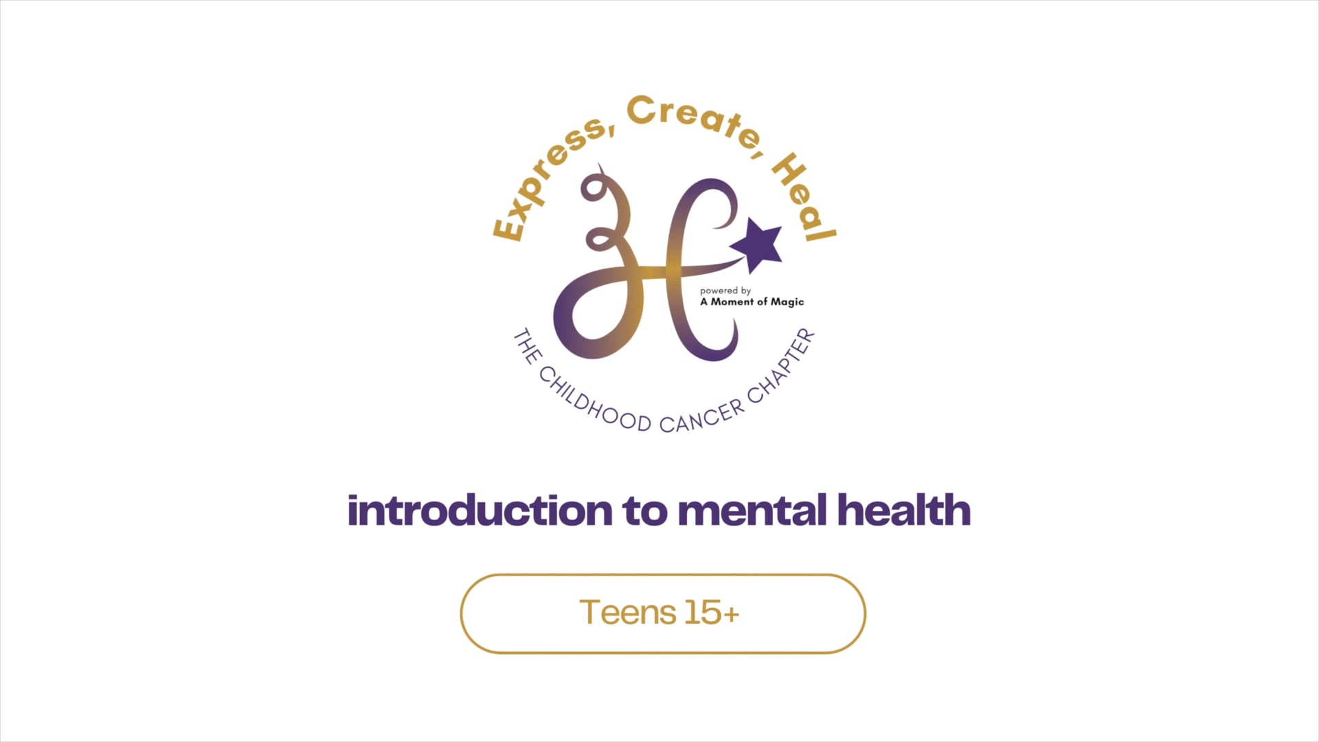 Express, Create, Heal: Introduction to Mental Health, Teens 15+