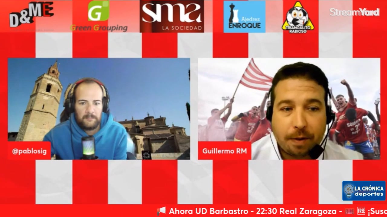 (Especial Fútbol Base con Guillermo Revilla) TERTULIA UD BARBASTRO / Fuente: Canal YouTube El Triangulito Rabioso