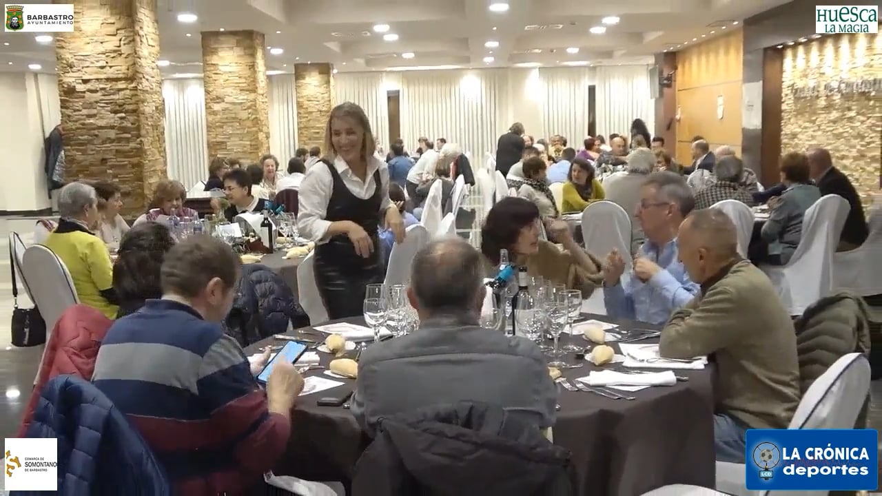 CENA DE LA MONTAÑA Y ENTREGA DE DISTINCIONES (Final de las Jornadas Montañeras que Organiza Montañeros de Aragón en Barbastro) Viernes 24.11-2023