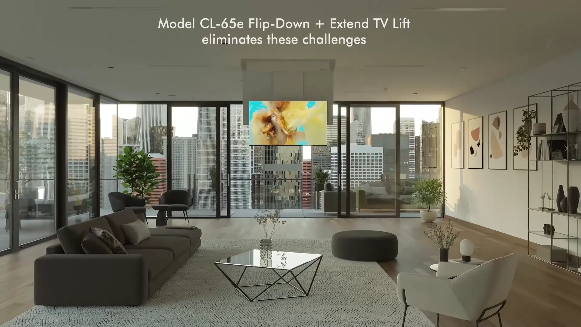 Flip Down TV | Professional Grade Flip Down TV Lifts - Nexus 21