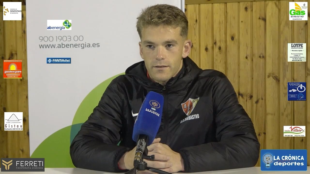 IVÁN BIARGE (Jugador Barbastro) UD Barbastro 1-0 CD Calahorra / Jor. 13 - Segunda Rfef