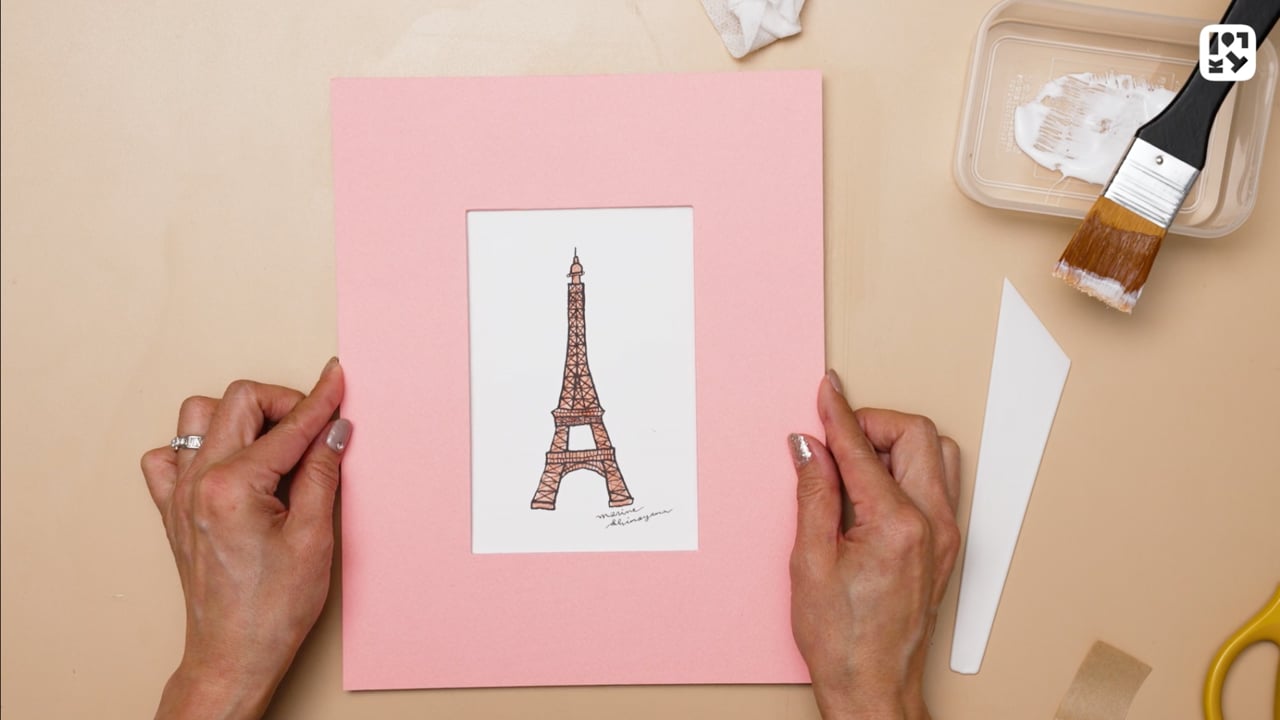 フランス仕立てのフレーミング : 自分で仕上げるかんたん額装 : book