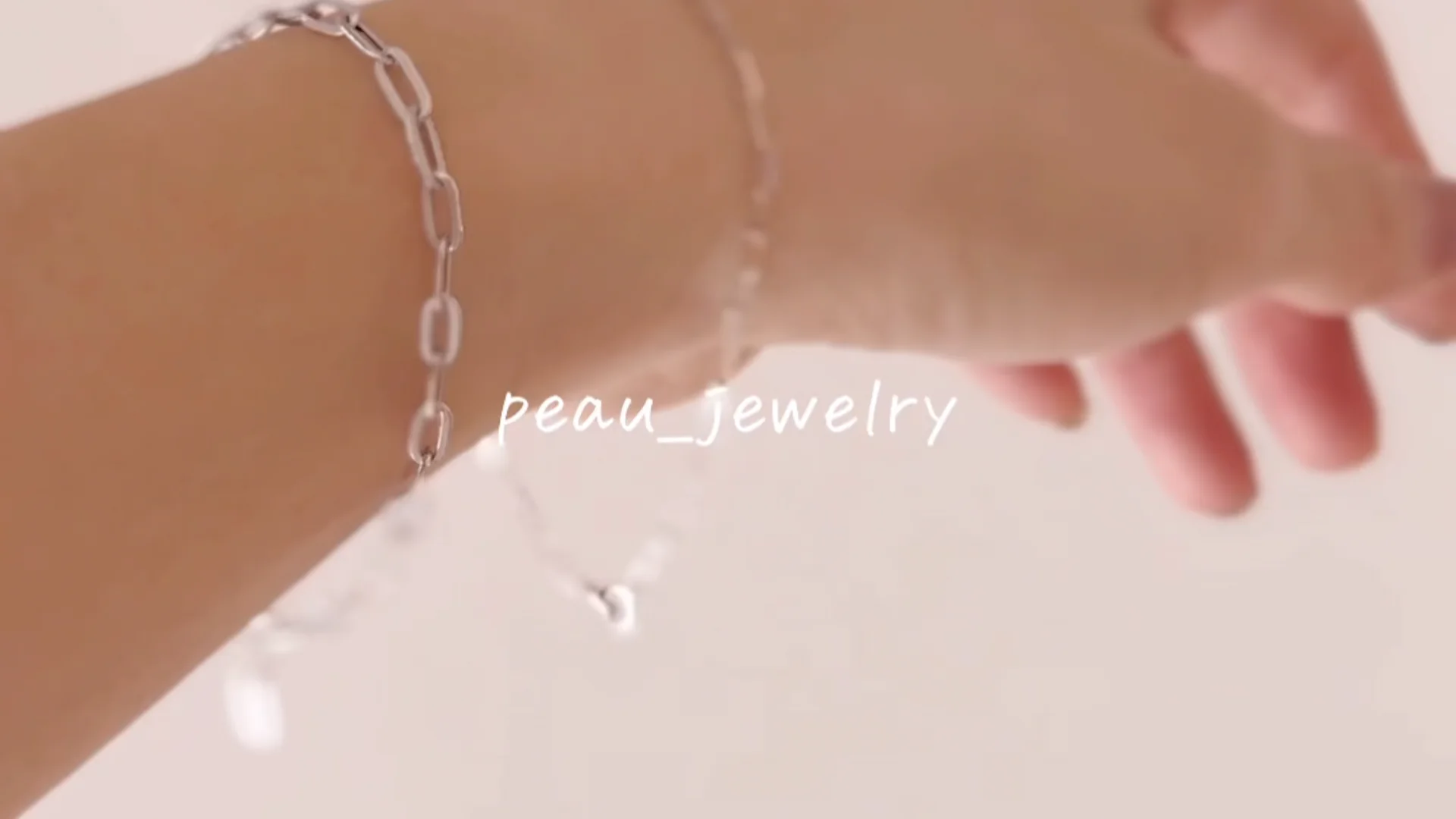 ルーチェリンクブレスレット(細)/YG/K10 | peau_jewelry
