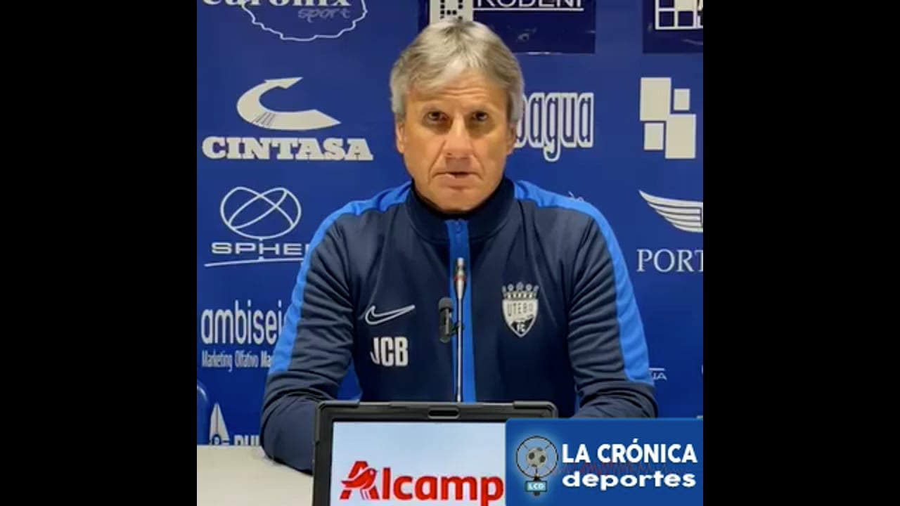 JUAN CARLOS BELTRÁN (Entrenador Utebo) Utebo FC 1-0 Gernika J13 - 2ª RFEF Fuente: Utebo FC