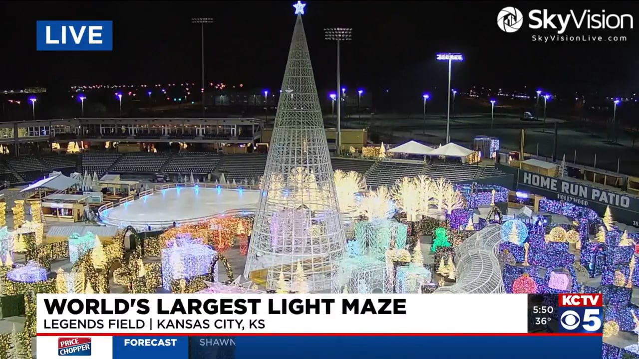 SkyVision-KCTV-KC-MO-on-aircheck-clip-Legends_Field-Enchant_Christmas-11232023