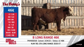 Lot #46K - B LONG RANGE 46K