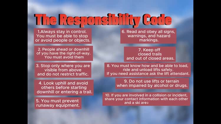Your Responsibility Code
