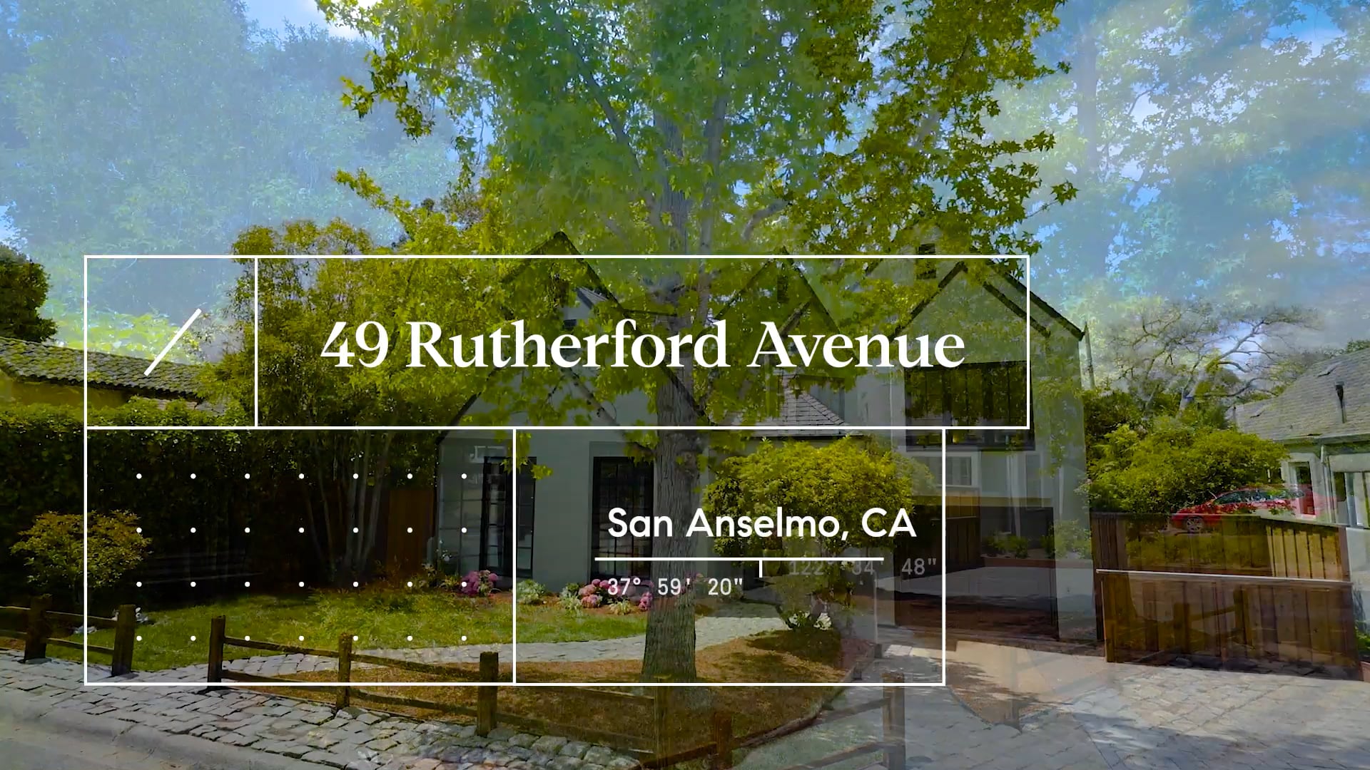 Stylized Video Tour - 49 Rutherford Avenue, San Anselmo
