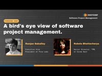 A bird's eye view of software project management.