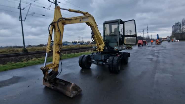 Yanmar B50W Wheeled Excavator - Dormagen December 23