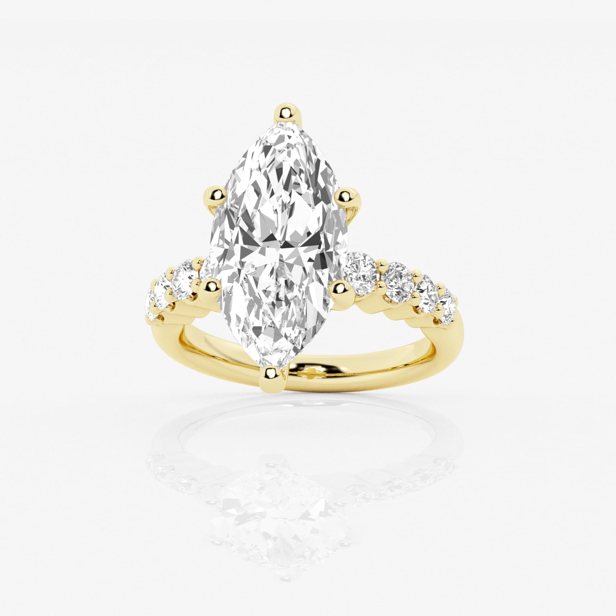 Amelia 6 2/3 ctw Marquise Lab Grown Diamond Graduated