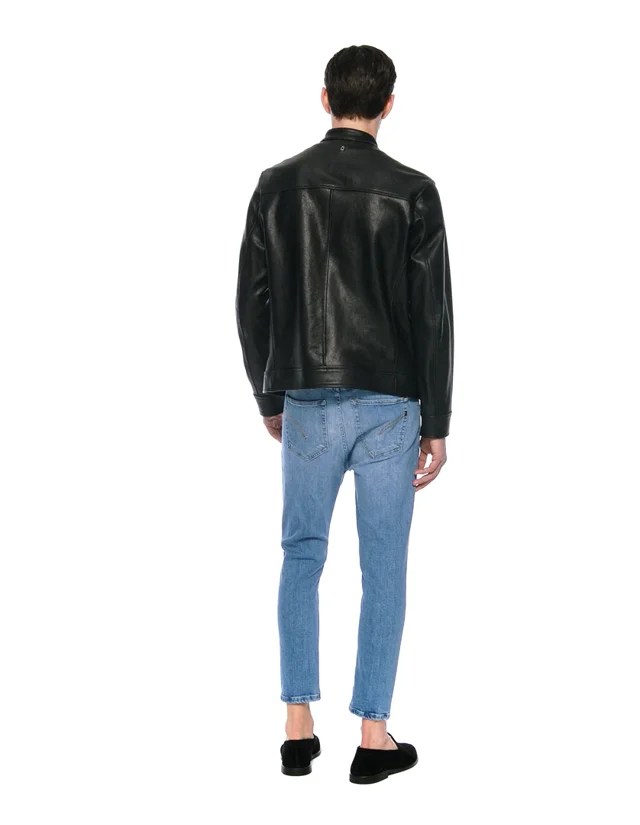 Alex super skinny jeans in stretch denim for men, blue | Dondup