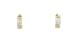 90 ct. t.w. Sky Blue Topaz Huggie Hoop Earrings in 14kt Yellow Gold