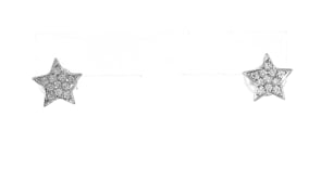 20 ct. t.w. Diamond Star Stud Earrings in Sterling Silver