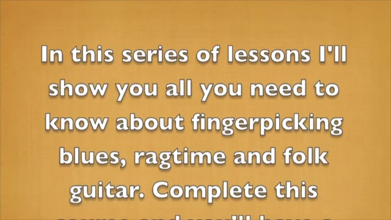 Watch Learning How To Fingerpick Online Vimeo On Demand on Vimeo