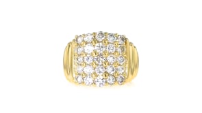 C. 1980 Vintage Jose Hess 3.00 ct. t.w. Diamond Ring in 18kt Yellow Gold