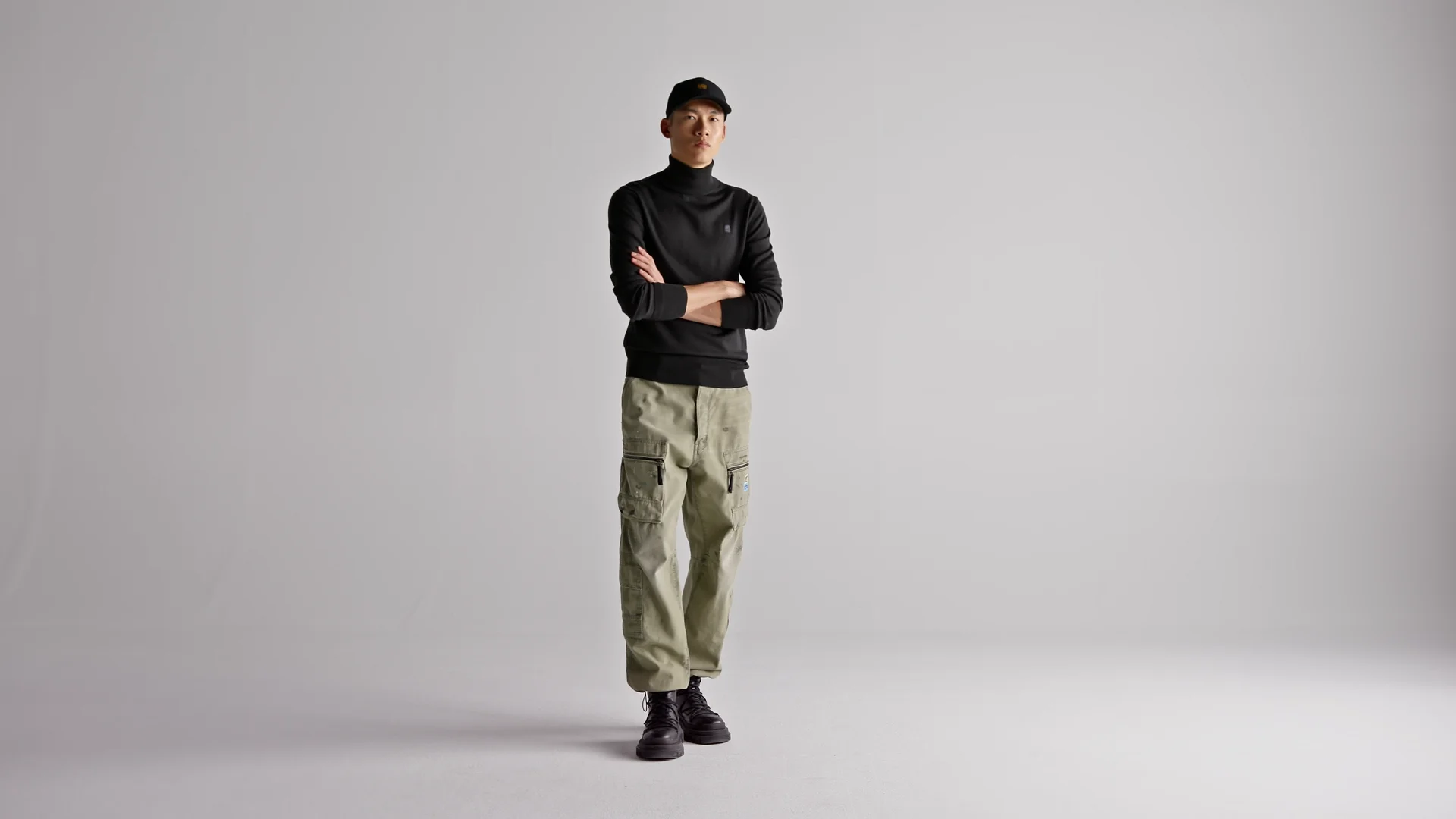 Premium Core Turtle Knit | ブラック | G-STAR® JP
