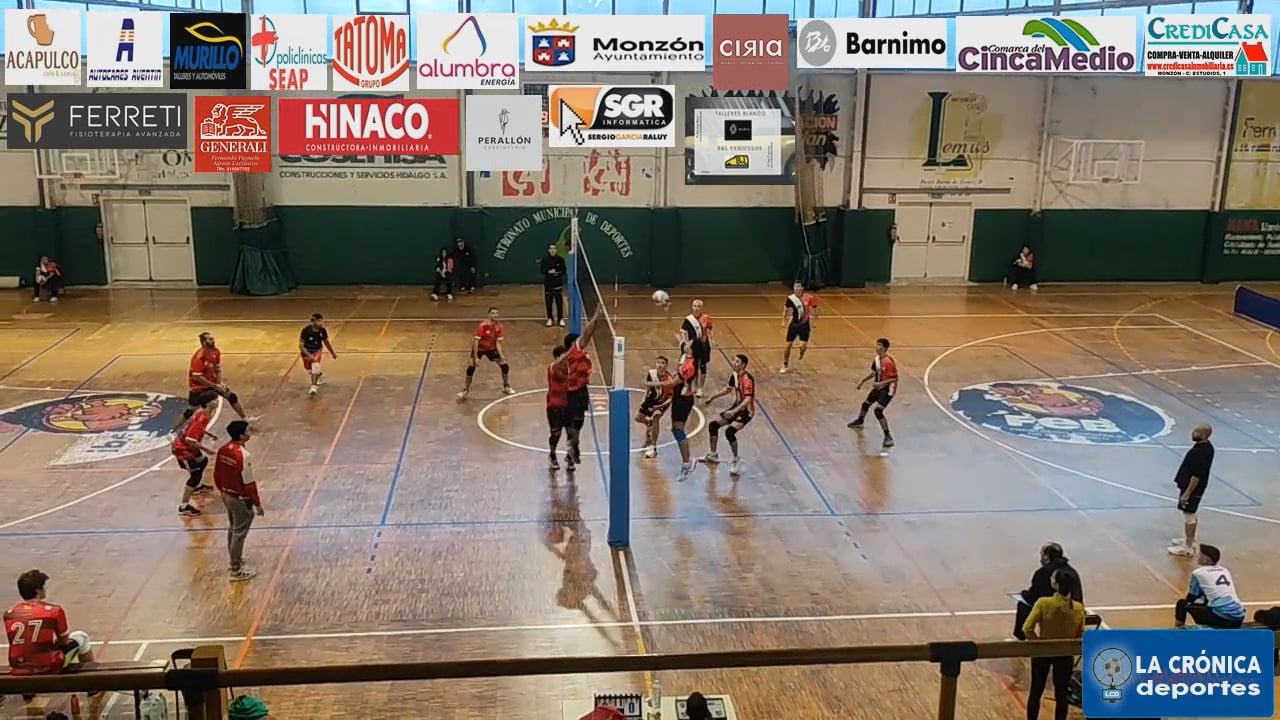 VOLEIBOL  2ª AUTONÓMICA   VOLEIBOL MONZÓN-3-0-VOLEIBOL ZARAGOZA