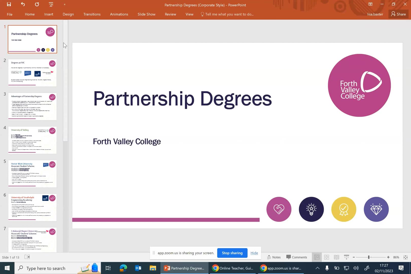 Partnership Degrees Presentation on Vimeo