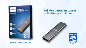 Video afspelen "Product video | Philips - External SSD (2023) UK"