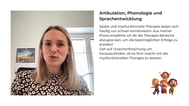 Lektion 1 - Sprache, Artikulation und die myofunktionelle Störung