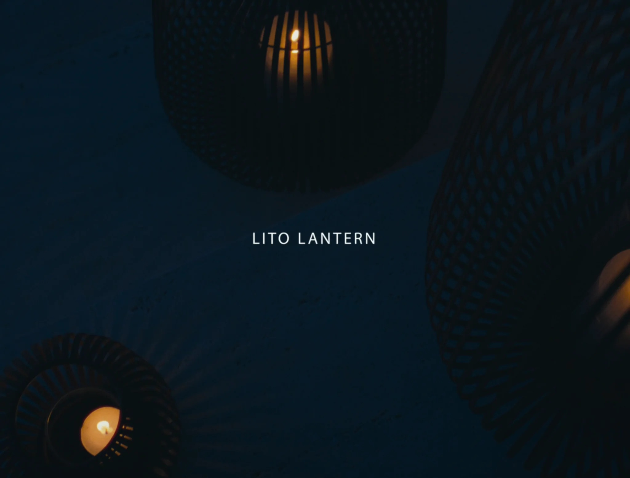 LITO Lantern Burned Metal XS | blomus