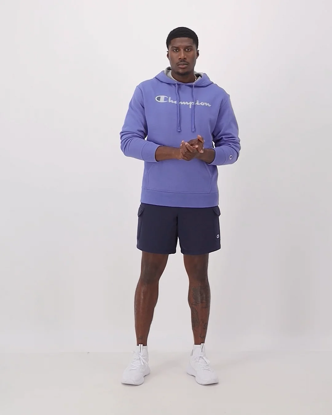 Champion sweater and shorts video hotsell