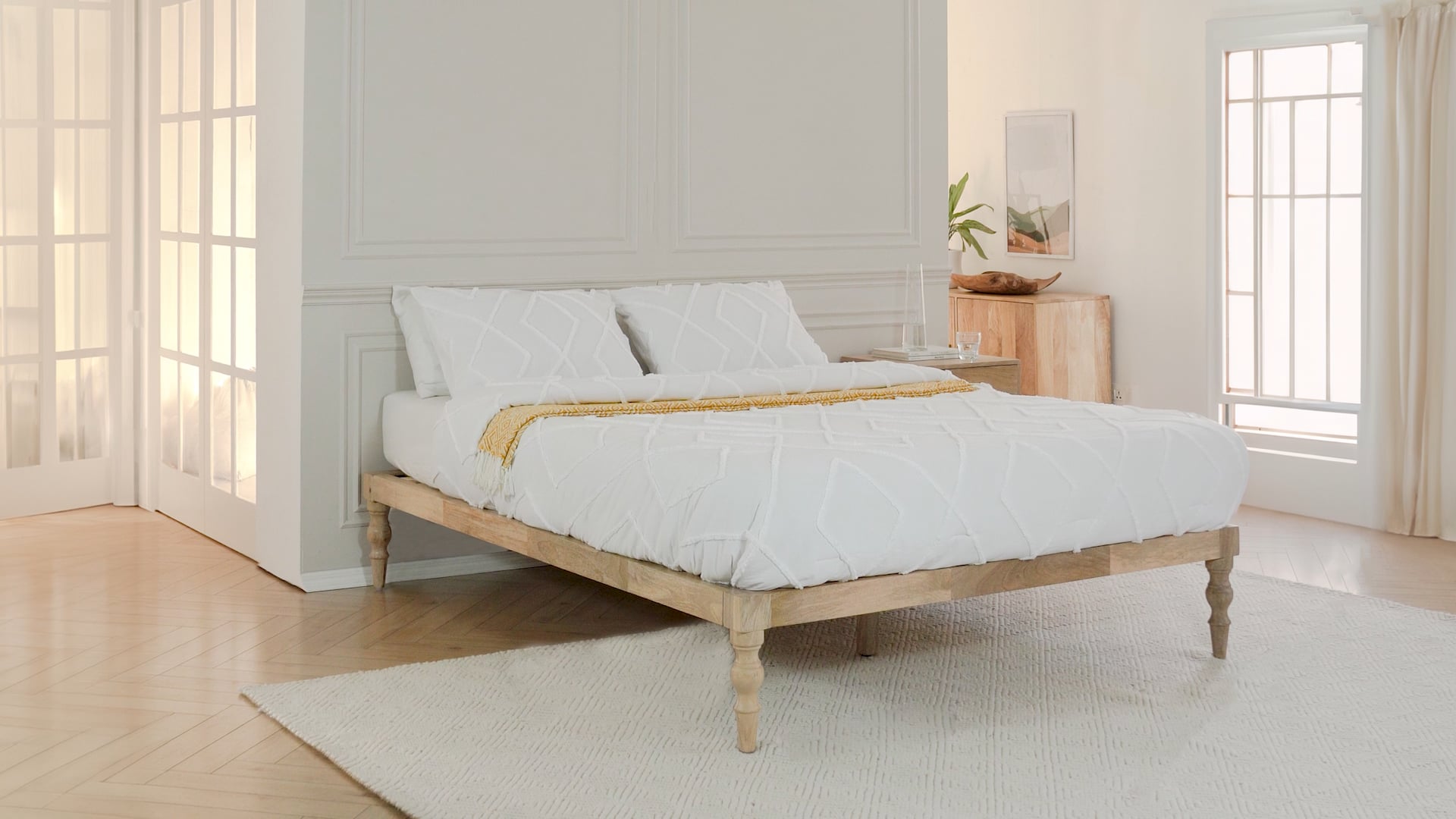 Rhonda Platform Bed, Queen - French Country - Platform Beds - by ...