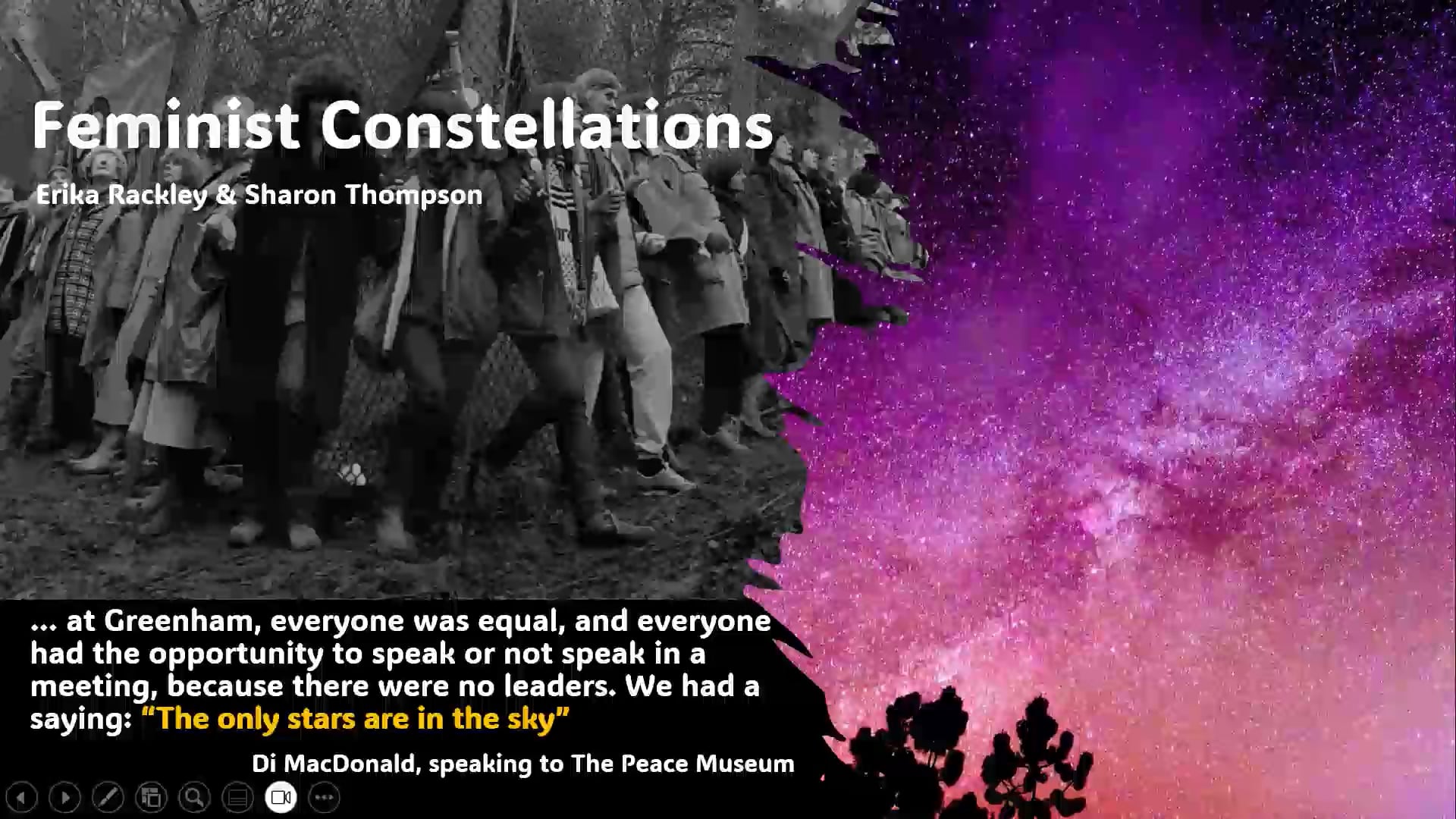 Erika Rackley and Sharon Thompson (2023) Feminist constellations.