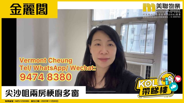 尖沙咀兩房梗廚多窗
