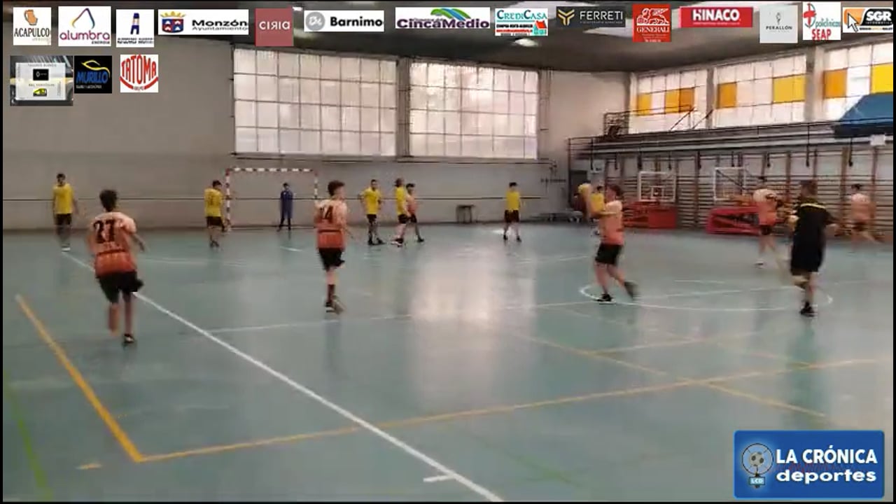 BALONMANO  CADETE    BM La Jota Goya-21-33-BM Monzón