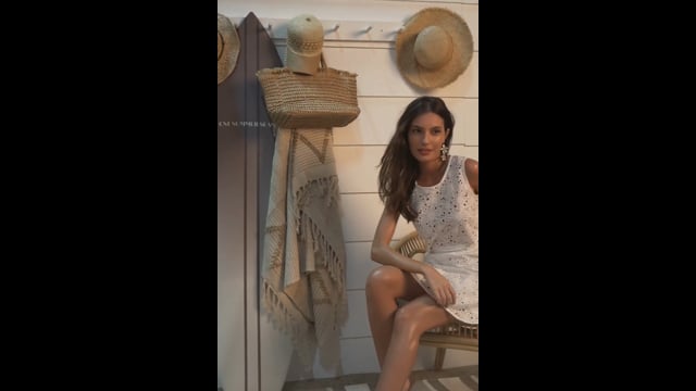 VESTIDO MALDONADO CURTO                                                                              OFF WHITE