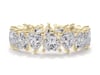 Heart-Shaped Lab Grown Diamond True Eternity Band in 14K Yellow Gold &#40;5 ct. tw.&#41;