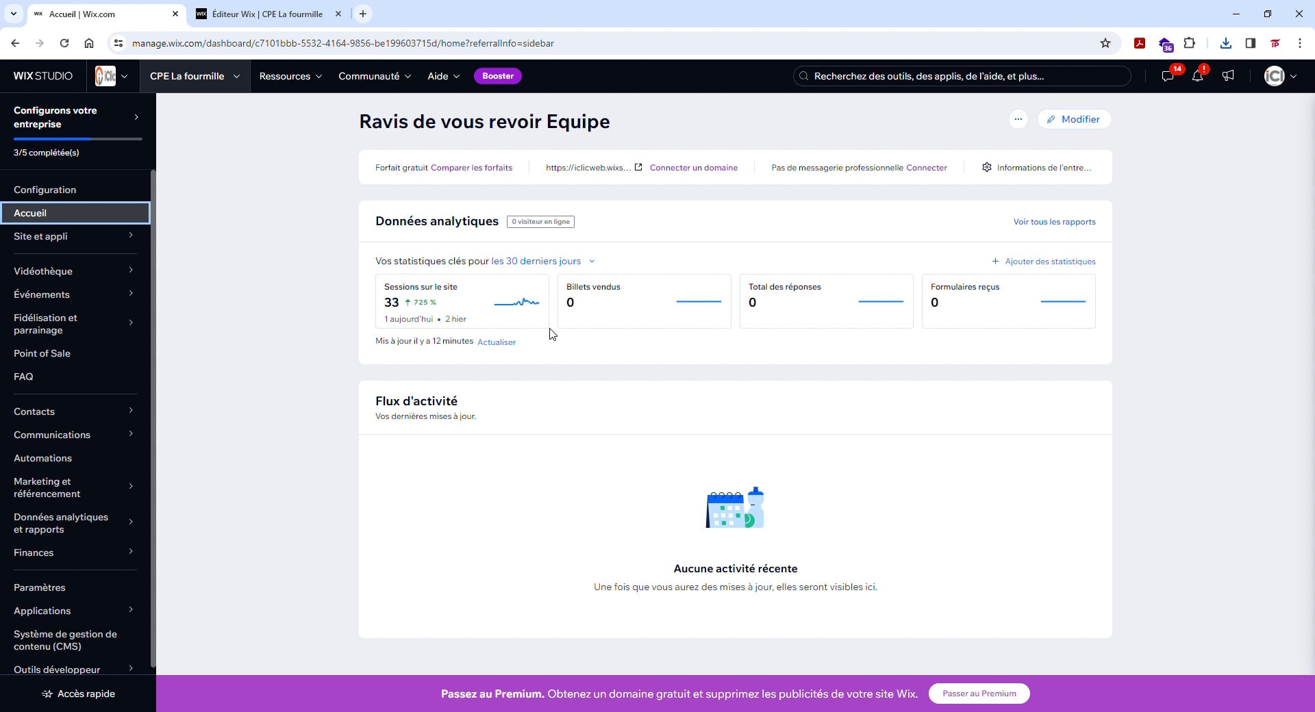 Ajouter un document PDF sur un bouton