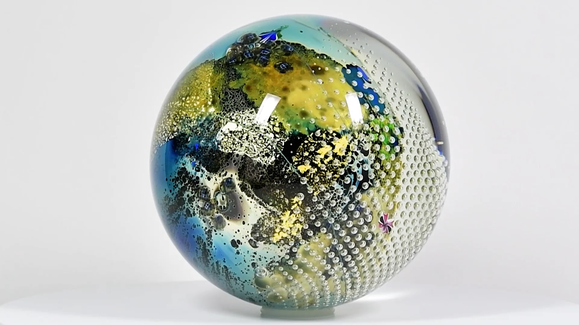 Josh Simpson selling Glass Art Paperweight from Inhabited World Series