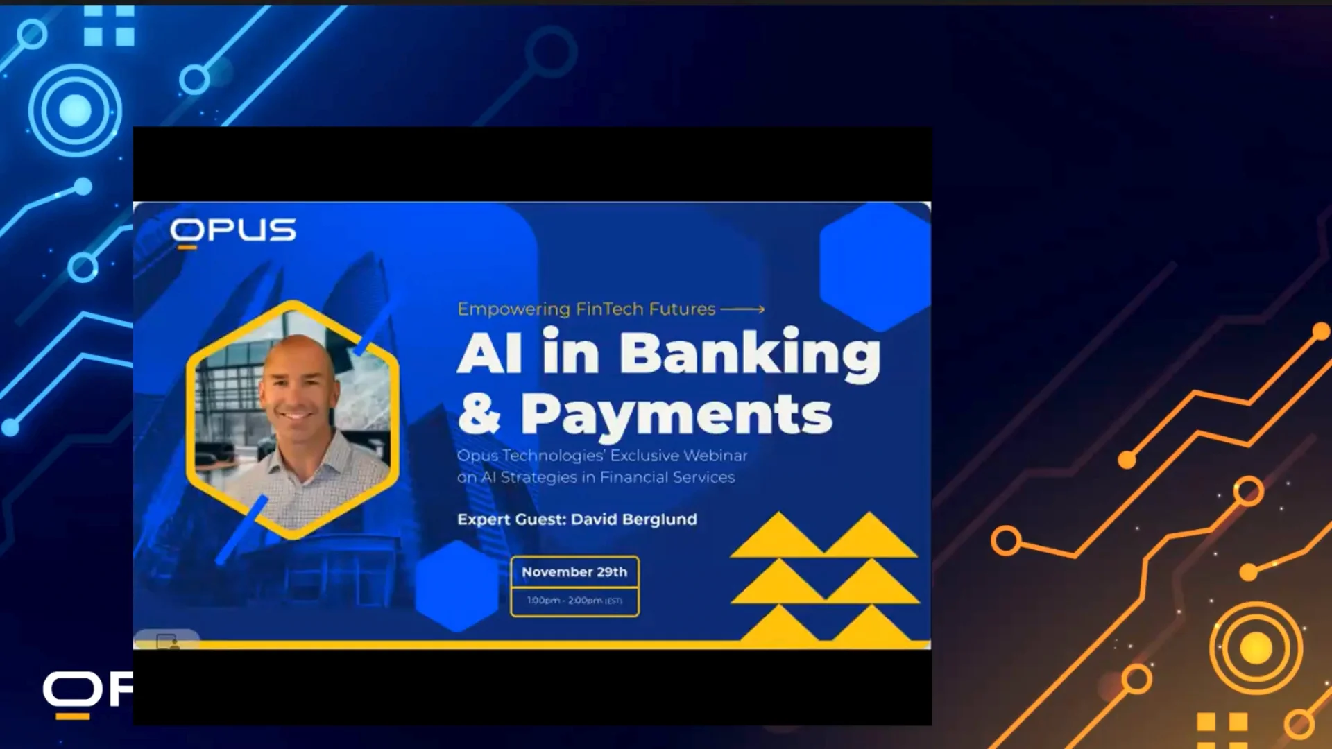 Opus inar AI in Banking and Payment on Vimeo