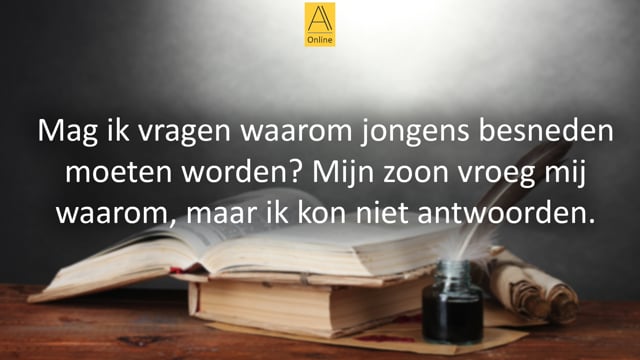 Waarom worden jongens besneden?