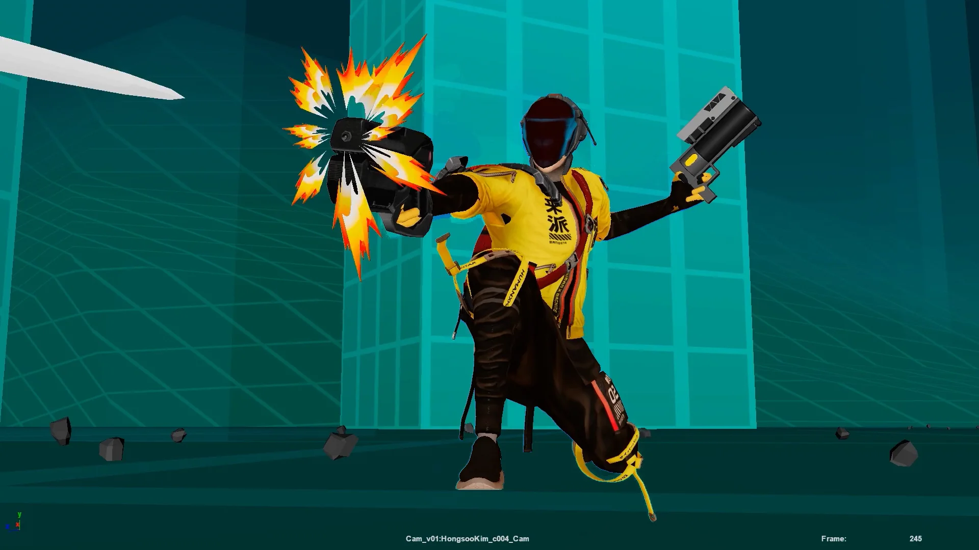 Action Test : Creating Edge Runner / A Work-In-Progress Sakuga ...