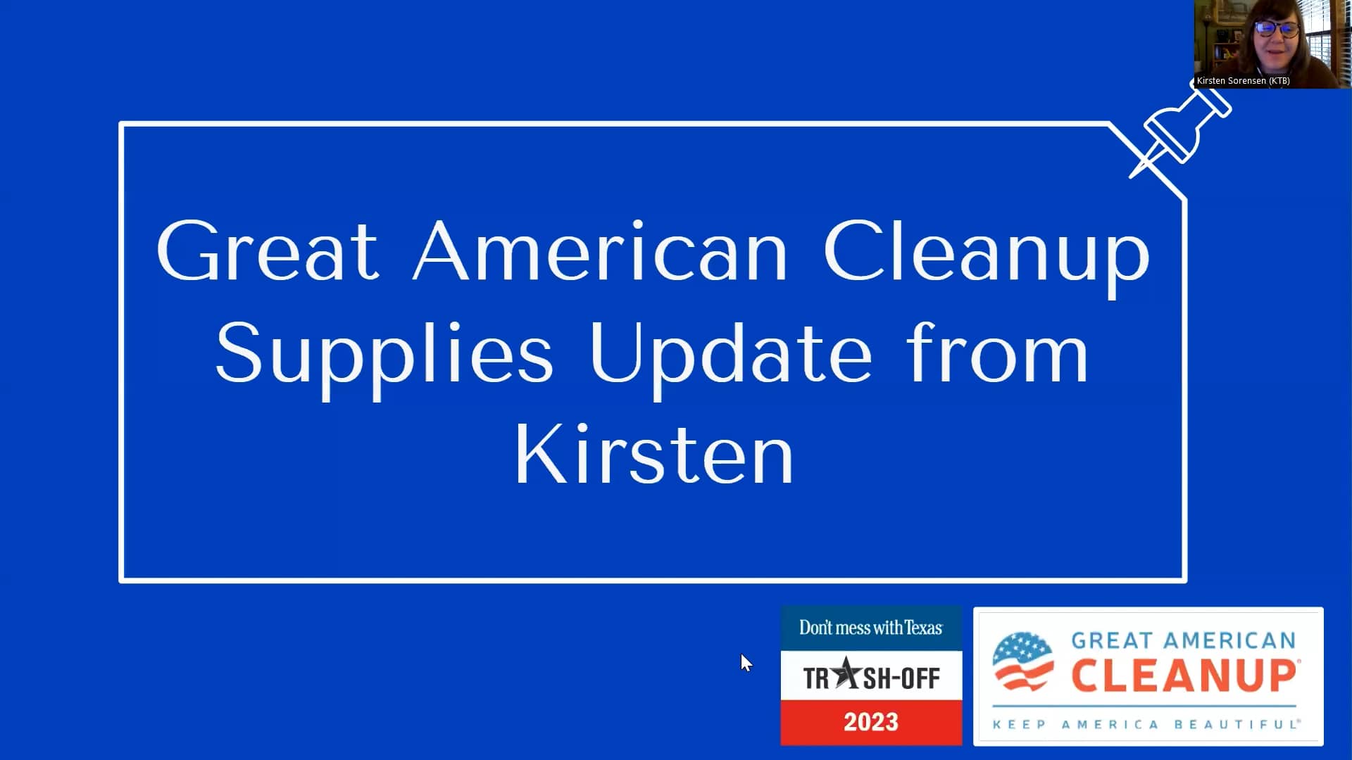 2024 Great American Cleanup Supplies Updates on Vimeo