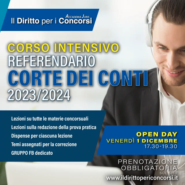 Corte dei Conti intensivo 2024 - Il diritto per i concorsi