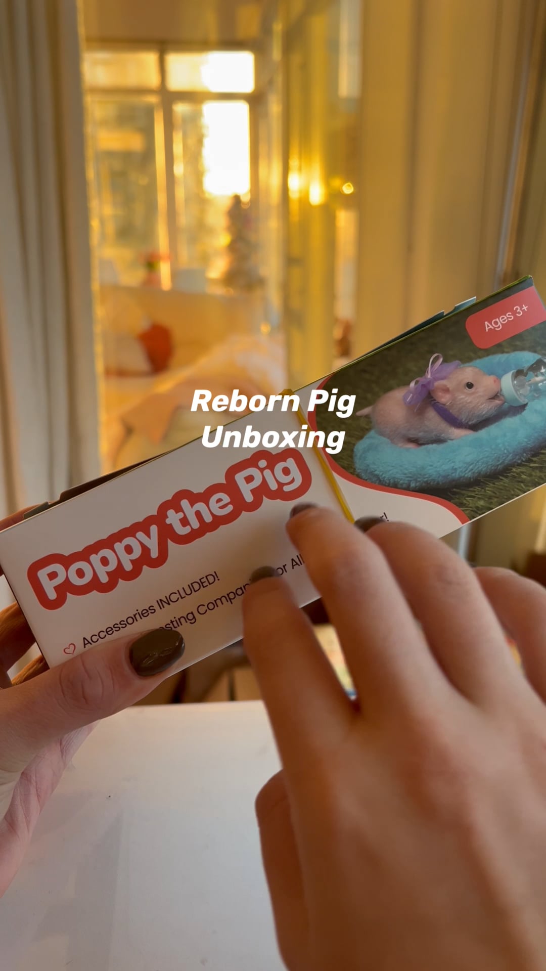 Reborn Animals: Poppy The Pig  Silicone Newborn Baby Pig