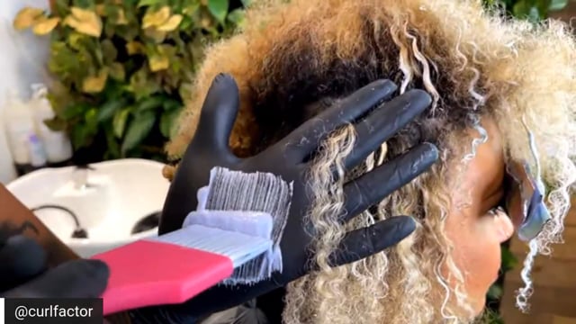 Safely Lighten Curly Hair