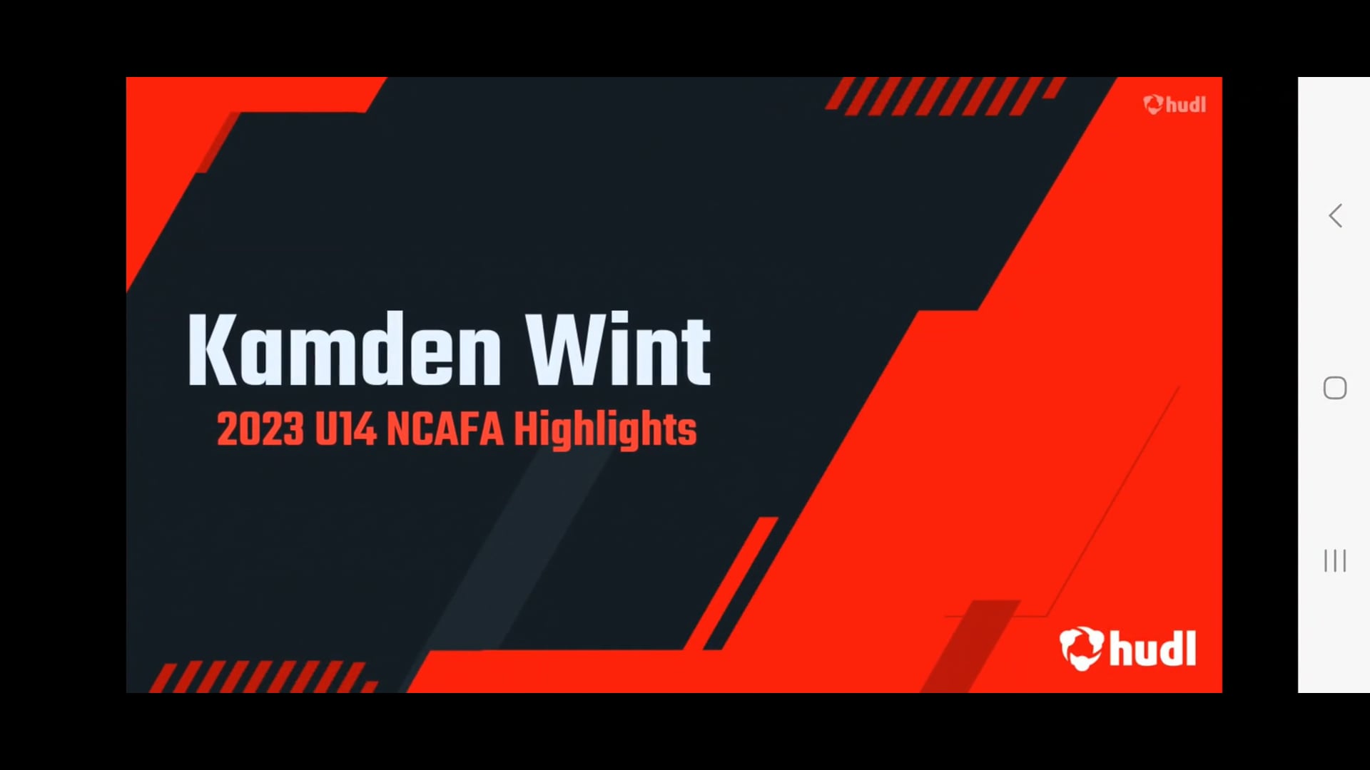 Watch kamden wint's defensive half back film