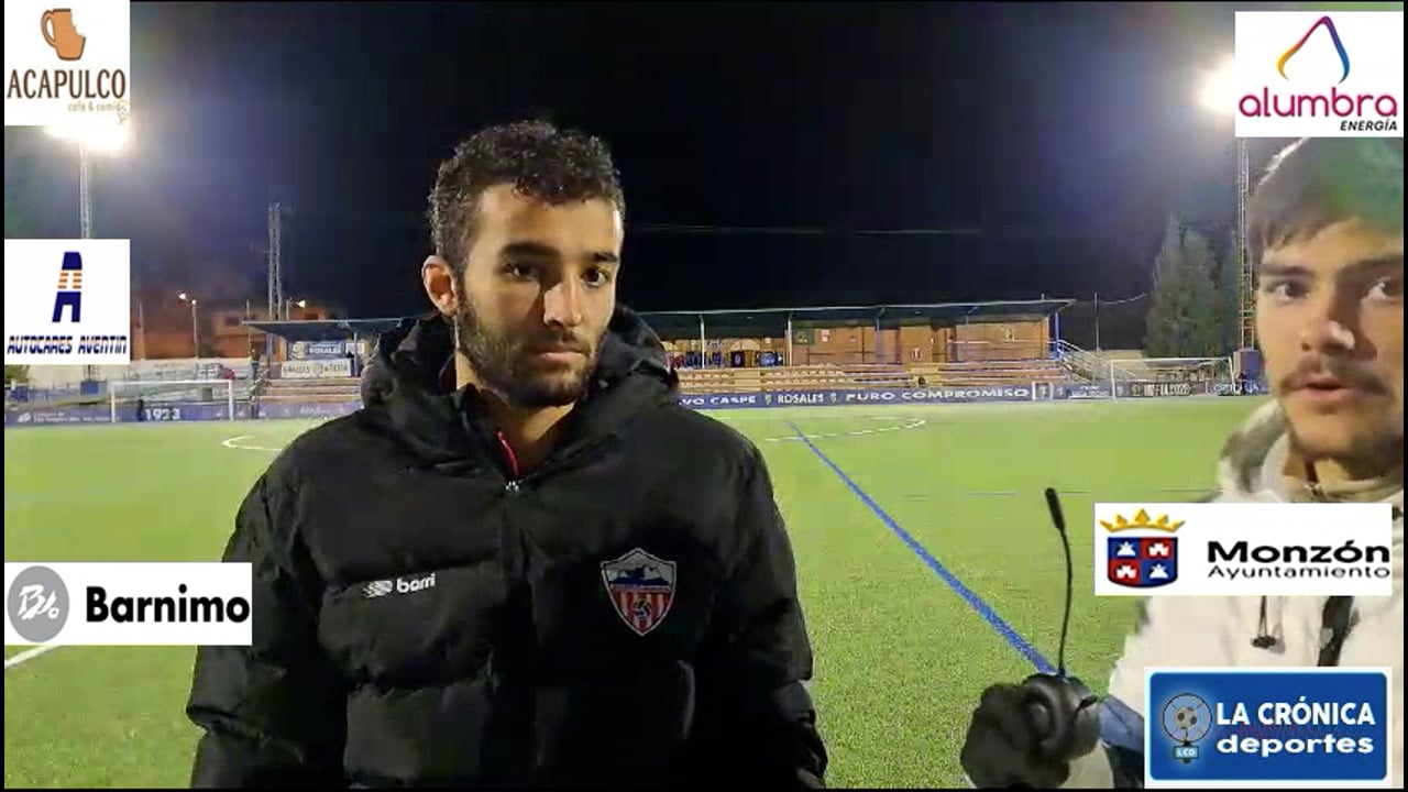 Aitor Sorinas (Jugador del Atletico Monzon) CD Caspe 1-0 Atletico Monzon/ Jor 13/ 3 Rfef