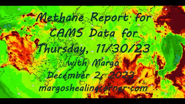 Methane Report for CAMS Data for Thurs., 11/30/23