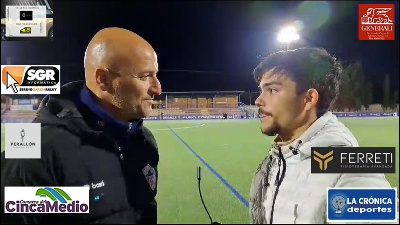 Isma Mariani (Entrenador del Monzon) Cd Caspe 1-0 Atletico Monzon/ Jor 13/ 3 Rfef