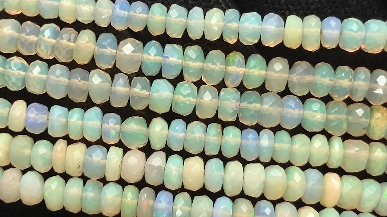天然石　希少⭐︎プレシャスオパール　ボタンカット/内径:15cm 楽天市場】天然石プレシャスオパールエチオピアンオパール