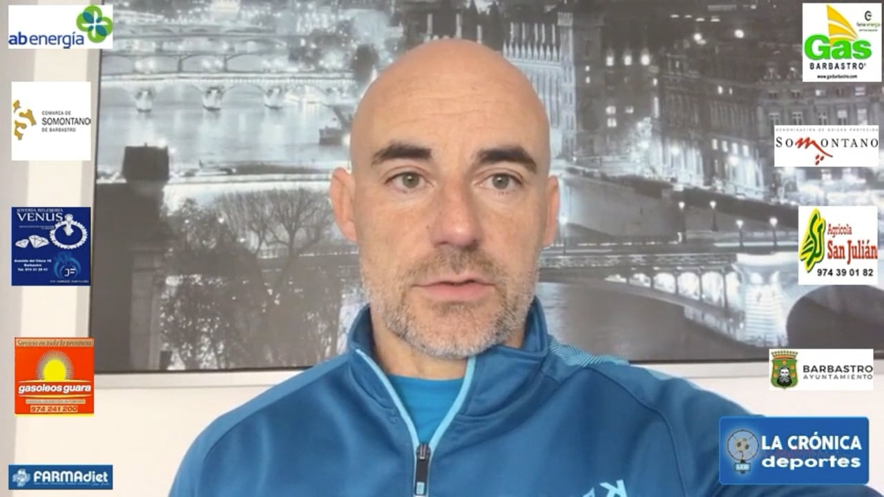 DANI MARTÍNEZ (Entrenador Barbastro) CD Tudelano 0-0 UD Barbastro / Jor. 14 - Segunda Rfef <Puntazo en Tudela, competimos a gran nivel con uno de los mejores de la categoría y ahora la copa, queremos que la afición se sienta orgullosa de su equipo>